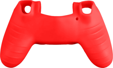Dobe Silicone Cover Case for PS4 DualShock Controller with Analog Grips - Red