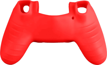 Dobe Silicone Cover Case for PS4 DualShock Controller with Analog Grips - Red