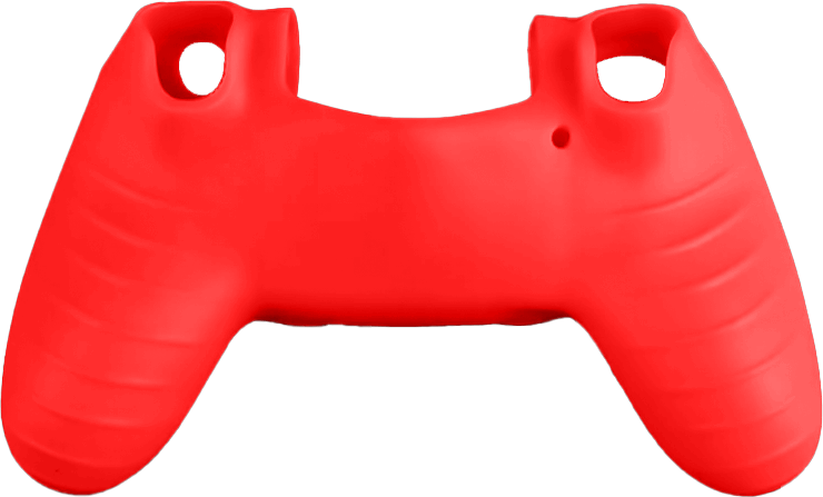 Dobe Silicone Cover Case for PS4 DualShock Controller with Analog Grips - Red  for sale in Egypt from Games2Egypt