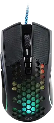 TechnoZone V-80 RGB Wired Gaming Mouse - Black