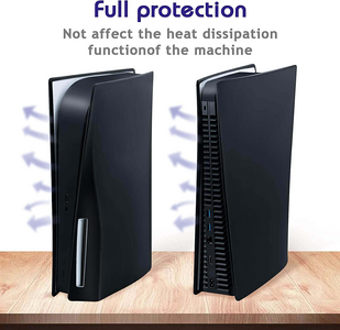 Silicone Case Cover for PS5 Console - Black  for sale in Egypt from Games2Egypt