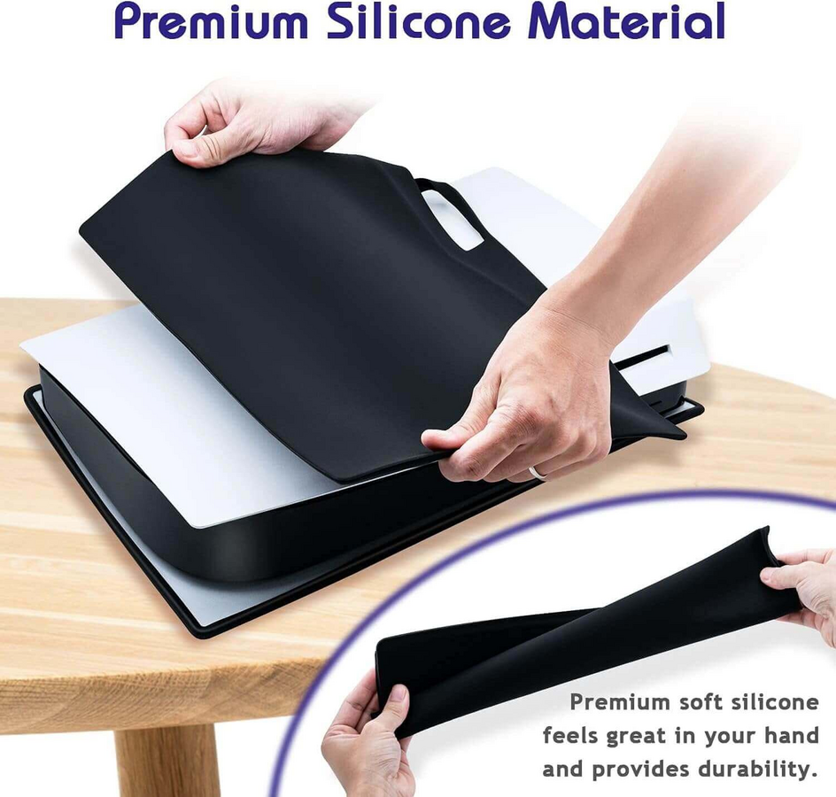Silicone Case Cover for PS5 Console - Black – image 6