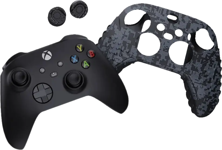 SPARK FOX XBOX SERIS Silicone Grip Pack FPS Edition - Camoflage Grey 