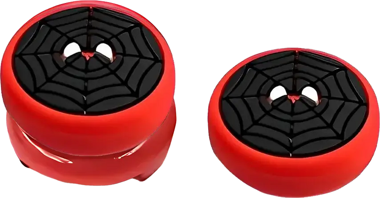 Spider Man Miles Morales Analog Freek and Grips for PS5 and PS4 - Red and Black