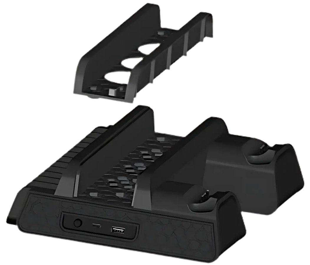 Dobe Cooling Stand with Charging Station for PS4 Console - Black – image 3