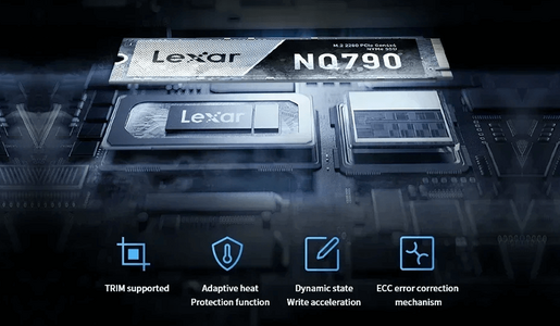 ليكسار NQ790 جين 4 NVMe M.2 ‏2 تيرابايت + مشتت حراري لبلايستيشن 5  للبيع في مصر من خلال Games2Egypt