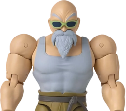 Bandai Namco Anime: Dragon Ball - Muten Roshi Action Figure (Lord of the Turtles) - 17cm