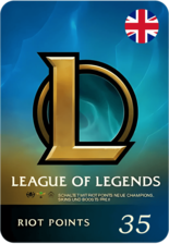 League of Legends (LoL) Gift Card - 35 GBP - UK (95932)