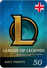 League of Legends (LoL) Gift Card - 50 GBP - UK (95933)