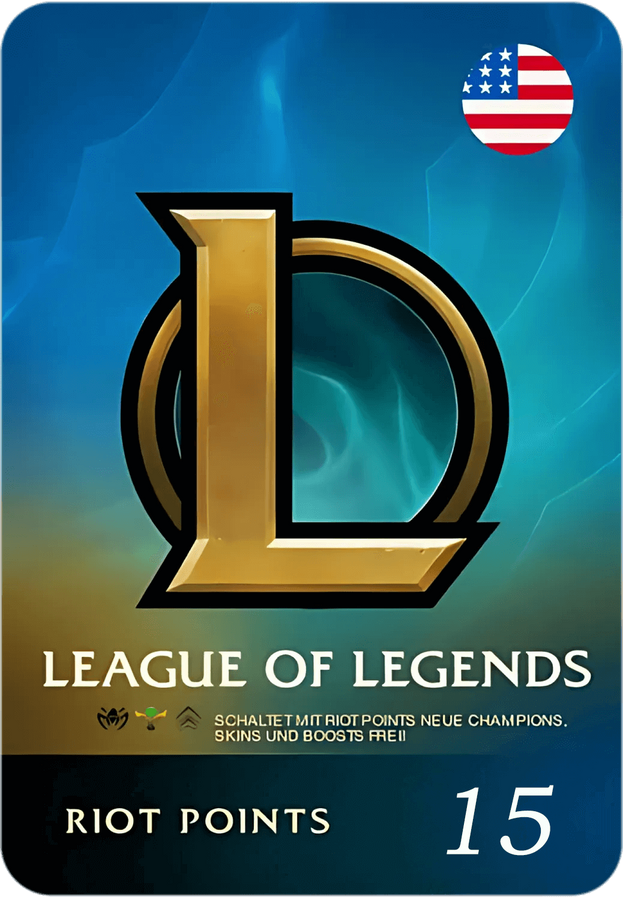 League of Legends (LoL) Gift Card - 15 USD - USA