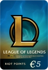 League of Legends (LoL) Gift Card - 5 EUR - Europe -  for sale in Egypt from Games2Egypt