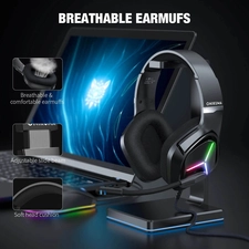 Onikuma X9 RGB Wired Gaming Headset - Black