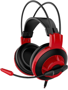 MSI DS501 Wired Gaming Headset for PC - Red -  for sale in Egypt from Games2Egypt