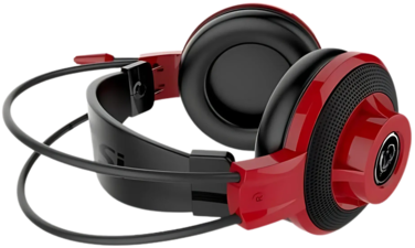 MSI DS501 Wired Gaming Headset for PC - Red