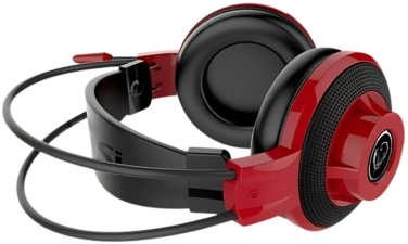 MSI DS501 Wired Gaming Headset for PC - Red