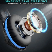 Beexcellent GM5 Wired Gaming Headset - Blue