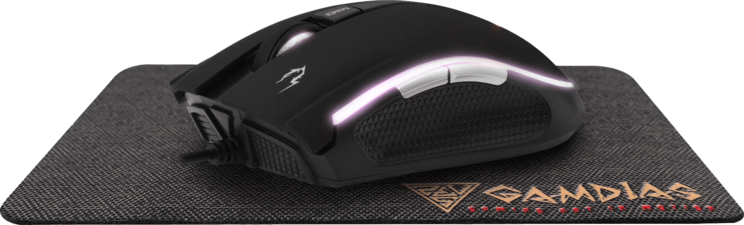 Gamdias Zeus E2 RGB Gaming Mouse + NYX E1 Mouse Pad (95999)