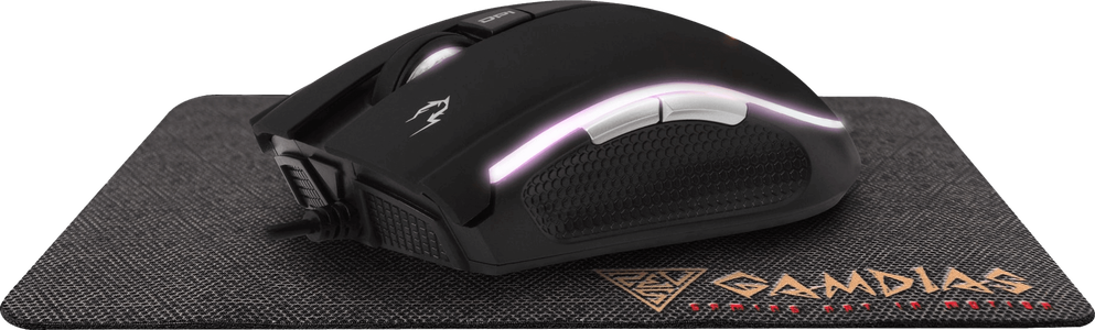 Gamdias Zeus E2 RGB Gaming Mouse + NYX E1 Mouse Pad -  for sale in Egypt from Games2Egypt