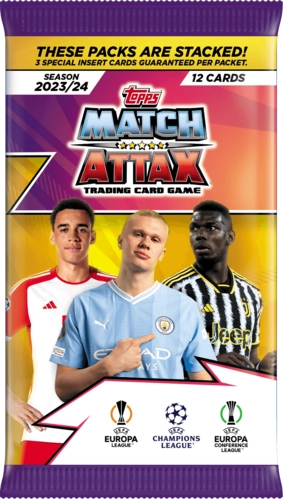 Topps Match Attax 2023/2024 UEFA Champions League Trading Card (Single Pack)