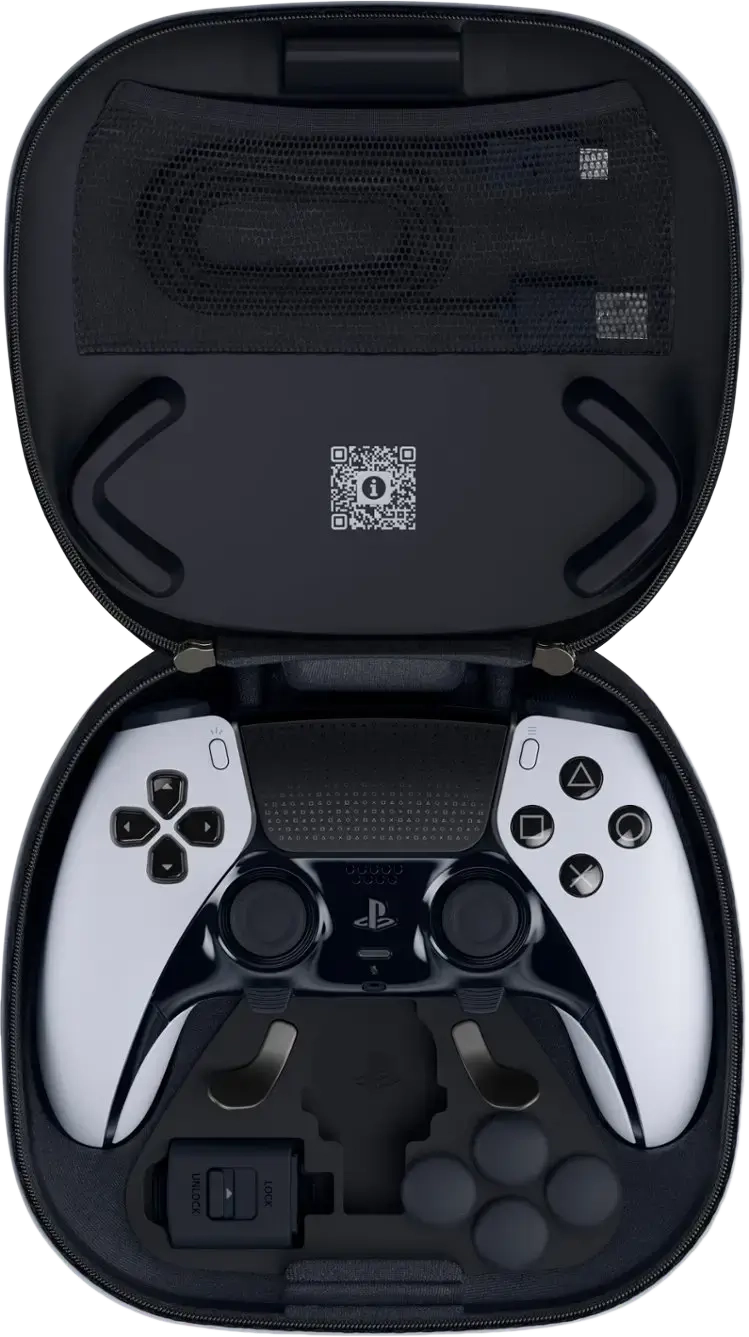 PS5 DualSense Edge Wireless Controller with a Case of Accessories - IBS Warranty - Open Sealed  for sale in Egypt from Games2Egypt