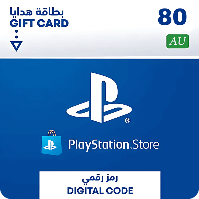 بطاقة هدايا بلايستيشن ستور 80 دولار - أستراليا  للبيع في مصر من خلال Games2Egypt