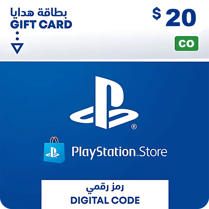 بطاقة هدايا بلايستيشن ستور 20 دولار - كولومبيا  للبيع في مصر من خلال Games2Egypt