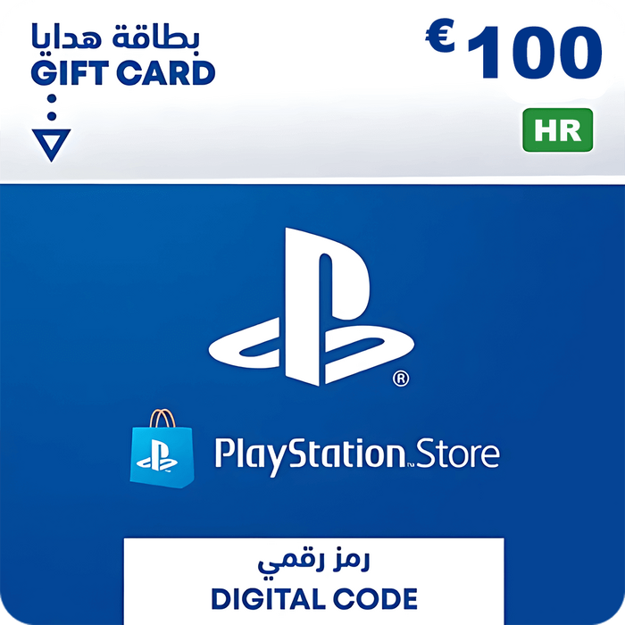 بطاقة هدايا بلايستيشن ستور 100 يورو - كرواتيا  للبيع في مصر من خلال Games2Egypt