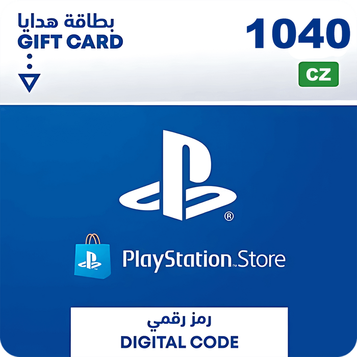 بطاقة هدايا شحن بلايستيشن ستور 1040 كرونة تشيكية - الجمهورية التشيكية  للبيع في مصر من خلال Games2Egypt