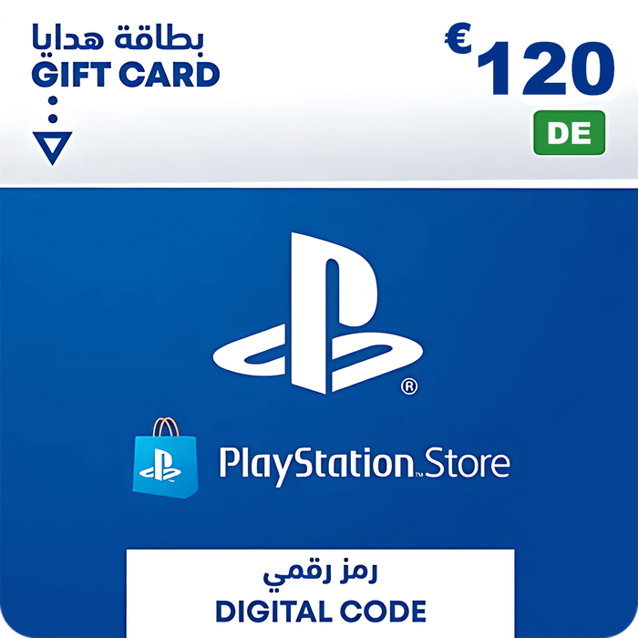 بطاقة شحن بلايستيشن ستور 120 يورو (ألماني)  للبيع في مصر من خلال Games2Egypt