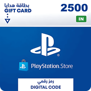 بطاقة هدايا شحن بلايستيشن ستور 2500 روبية هندية - الهند -  للبيع في مصر من خلال Games2Egypt