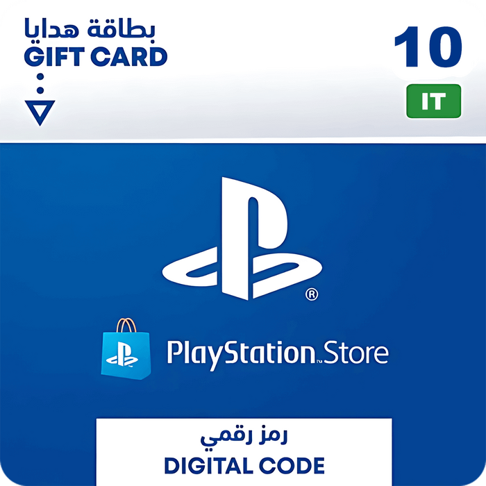 بطاقة هدايا شحن بلايستيشن ستور 10 يورو - إيطاليا  للبيع في مصر من خلال Games2Egypt