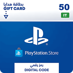 بطاقة هدايا شحن بلايستيشن ستور 50 يورو - إيطاليا -  للبيع في مصر من خلال Games2Egypt