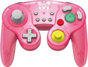 Hori Nintendo Switch Wired Mario Peach Battle Pad - Pink (96912)