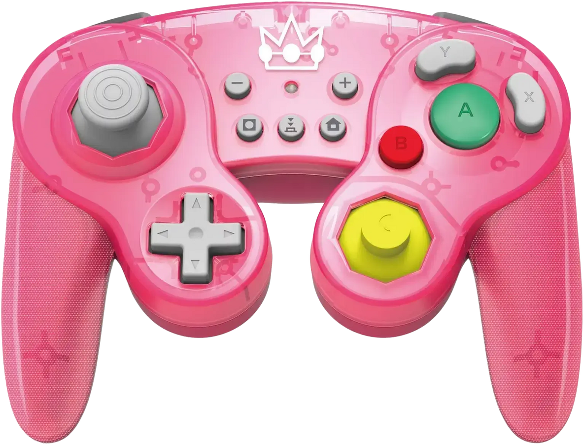 Hori Nintendo Switch Wired Mario Peach Battle Pad - Pink