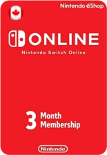 Nintendo eShop Online Membership 3 Months Canada -  for sale in Egypt from Games2Egypt
