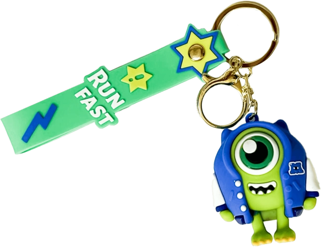 Monsters, INC Mike Wazowski Keychain Medal