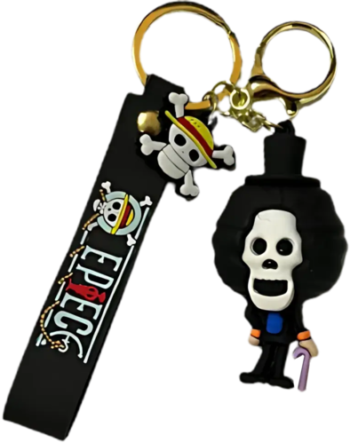 One Piece Brook Keychain Medal