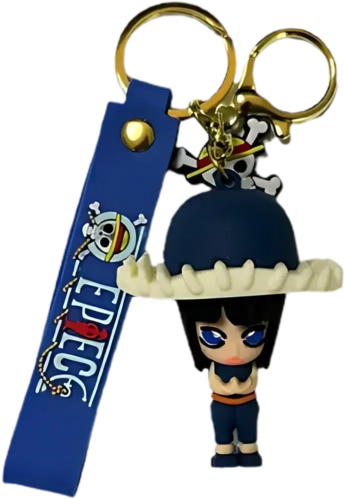 One Piece Nico Robin Keychain Medal