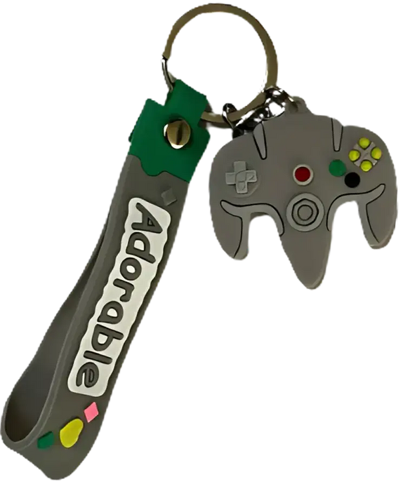 ميدالية سلسلة مفاتيح على شكل كنترولر N64 نينتندو سويتش - رمادي  للبيع في مصر من خلال Games2Egypt