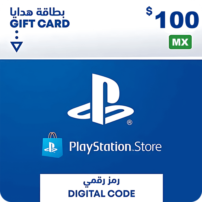 بطاقة شحن بلايستيشن ستور 100 دولار - المكسيك  للبيع في مصر من خلال Games2Egypt