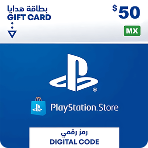 بطاقة شحن بلايستيشن ستور 50 دولار - المكسيك -  للبيع في مصر من خلال Games2Egypt