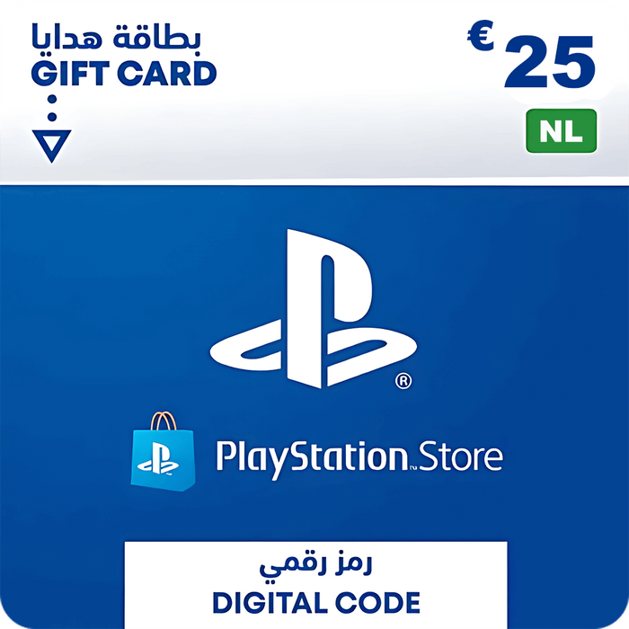 بطاقة شحن بلايستيشن ستور 25 يورو - هولندا  للبيع في مصر من خلال Games2Egypt
