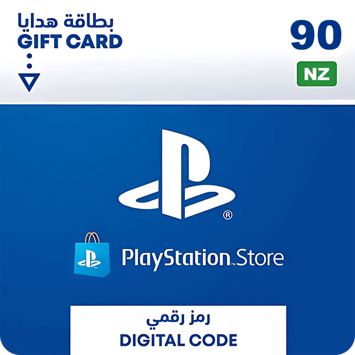 بطاقة شحن بلايستيشن ستور 90 دولار نيوزيلندي - نيوزيلاندا  للبيع في مصر من خلال Games2Egypt