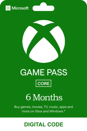 Xbox Game Pass Core 6 Months Xbox Live Key - Brazil