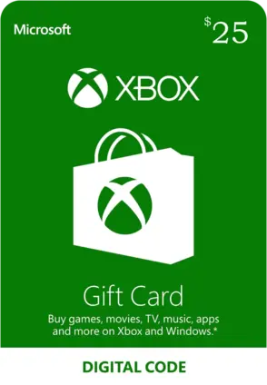 Xbox Live $25 Gift Card Canada