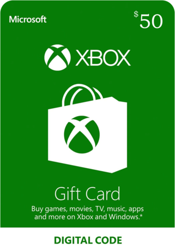 Xbox Live 50 Gift Card Canada