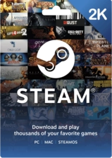 Steam Wallet Gift Card India 2000 INR -  for sale in Egypt from Games2Egypt
