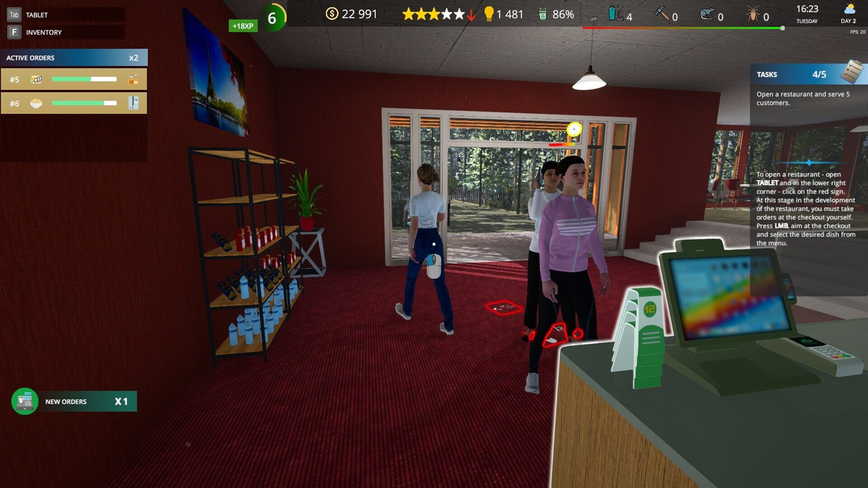 Cafe Owner Simulator  للبيع في مصر من خلال Games2Egypt
