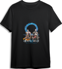 God of war LOOM Oversized T-Shirt - Black (97410)