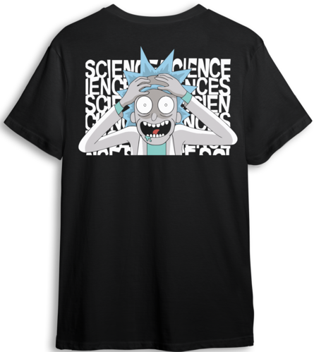 Rick and Morty LOOM Oversized T-Shirt - Black
